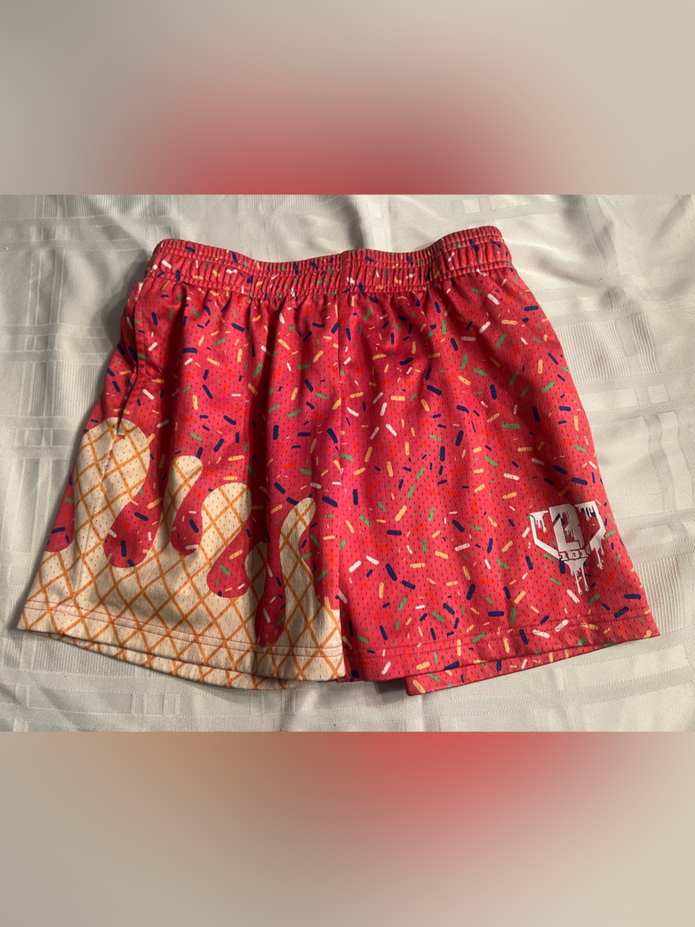 Baseball lifestyle 101 ice cream shorts size youth large